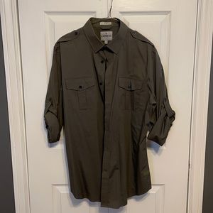 Long sleeve collared button up